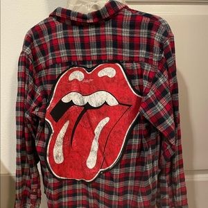 Sojara Rolling Stones Flannel